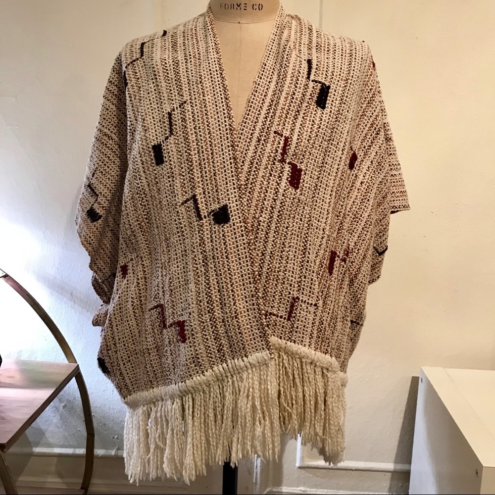 Ulla Johnson open front poncho